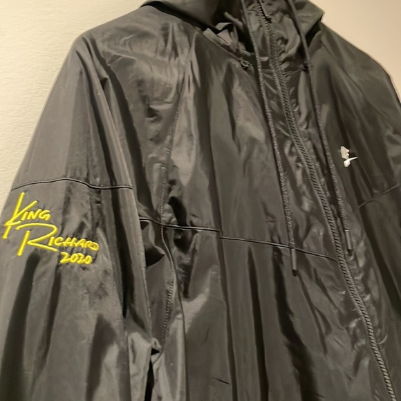 Nike, Black Zip Up Hoodie, King Richard movie crew swag, Small, NWOT - Picture 2 of 8